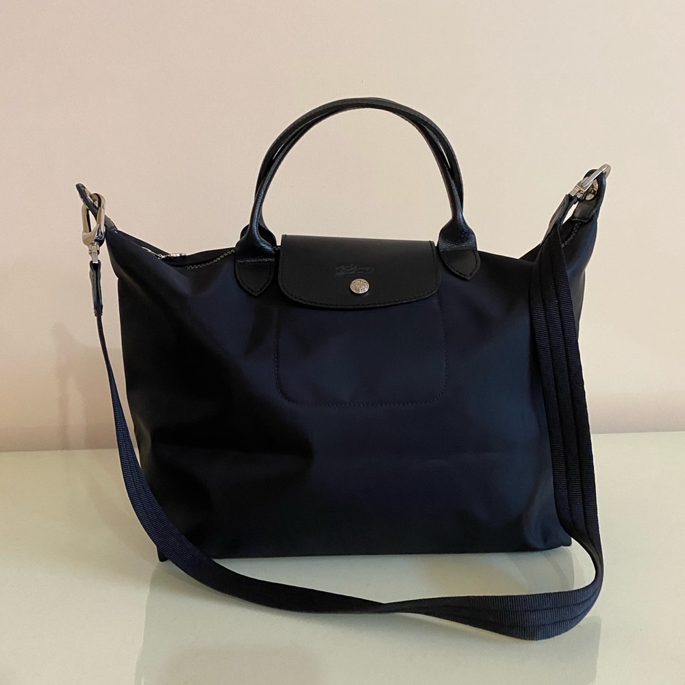 NWOT Longchamp LePliage Neo CrossBody Medium BLACK